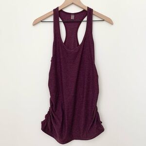 Beyond the Bump Beyond Yoga Maternity Tank Top Gem Purple Color Medium